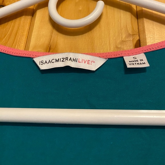 Isaac Mizrahi Live! Women’s Turquoise Tunic - Picture 5 of 6